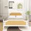 Structure de lit en rotin de style traditionnel, aucun sommier nécessaire-295018543-295018536