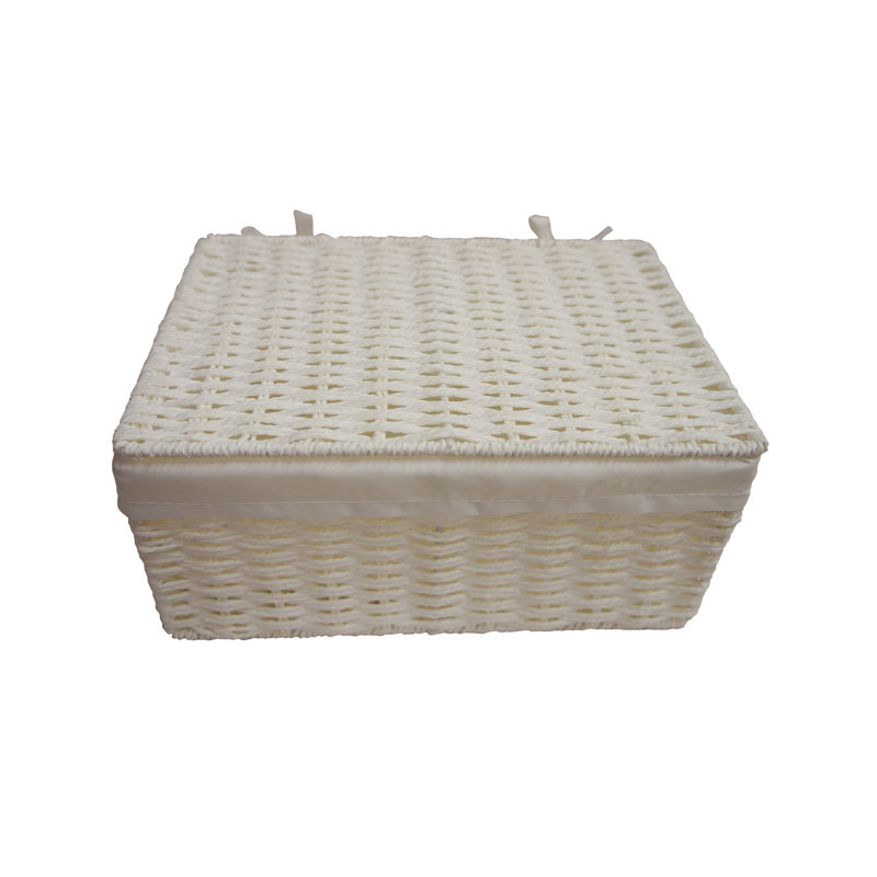 Wicker Laundry Basket, Small (13.5cm H x 27.5cm W x 20cm D)