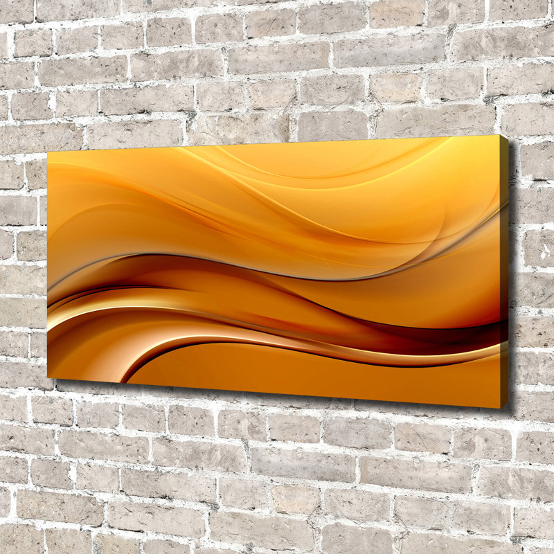 Waves Background - Wrapped Canvas Print