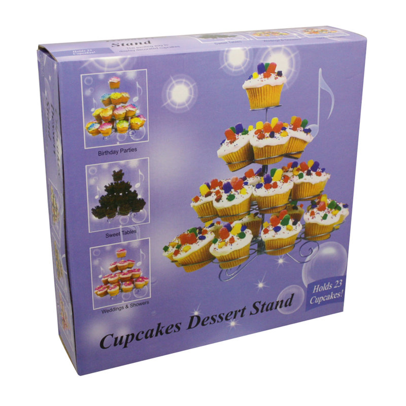 Cup Cake Stand in Silver