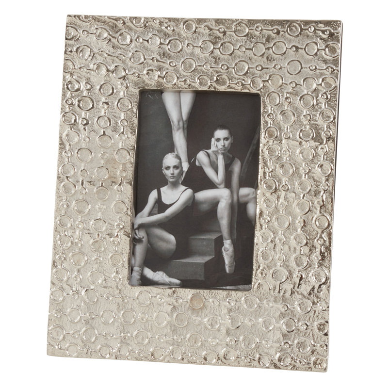 Toccoa Silver Embossed Picture Frame