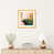 Toile avec cadre en bois beige n'est pas disponible