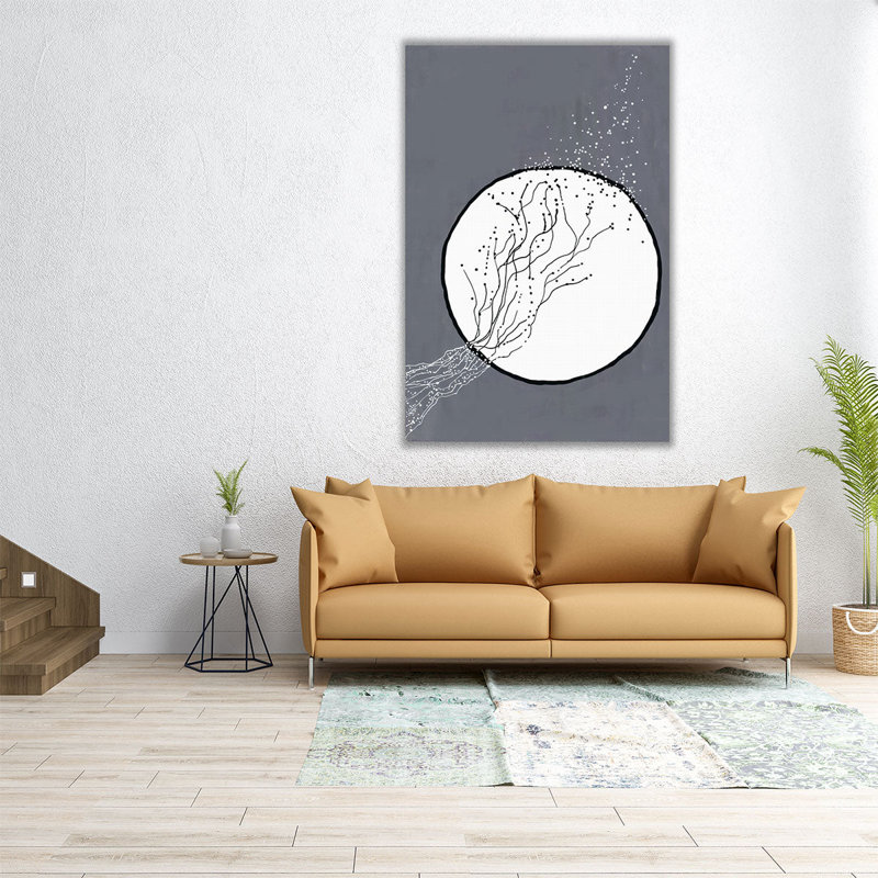 Moonlit Night - Canvas Print Wall Art, 18" H x 12" W
