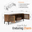 Miller 63'' Solid Wood Easy Assembly TV Stand