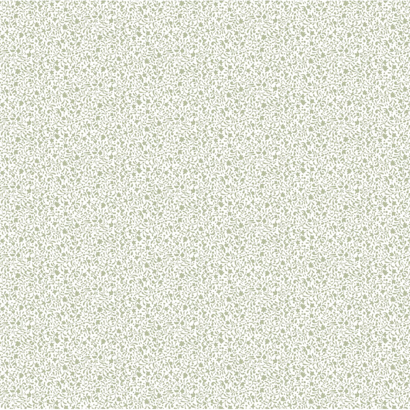 Little Explorers 2 Tiny Botanical Flowers Wallpaper Roll, Green