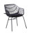 Niya Patio Chair Set Of 2, Polyester, Steel, Outdoor Rattan Wicker-100917535