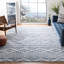 Cobos Geometric Ivory/Navy Area Rug-230835241