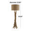 Boyett Solid Wood Floor Lamp with Linen Shade