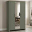 Brayden Studio 3 Door Wardrobe with Mirror-101635197