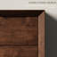 Table de chevet avec station de charge, table de chevet à panneau unique de 23,6 po au design épaissi, table de bout moderne en bois pour la chambre à coucher, le salon, la chambre double-130873384