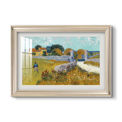Ferme en Provence, 1888 - Vincent van Gogh - Reproduction encadrée sur mesure