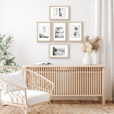 Bulovka 5 Pack Gallery Wall Frames With Mat, Collage Picture