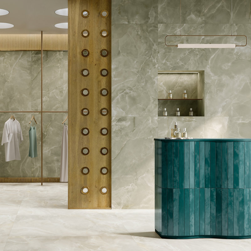 Carreau de mur et de plancher en porcelaine matte 24 po x 48 po Italian Onyx Italian (2 PCS, 15,5 pieds carrés / caisse)
