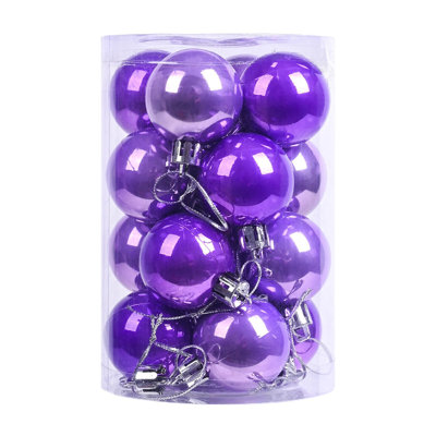 Boule de Noël en plastique 6 / 2,36 po