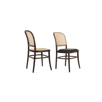 Rumi Bentwood Dining Chair with Upholstered Seat