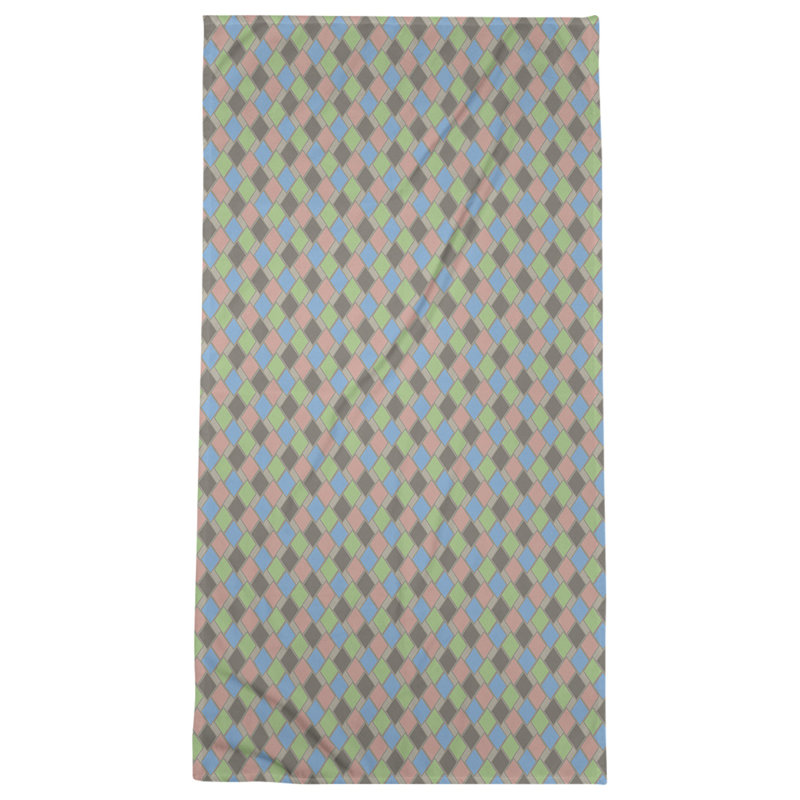 Katelyn Elizabeth Bath Towel, Brown/Gray