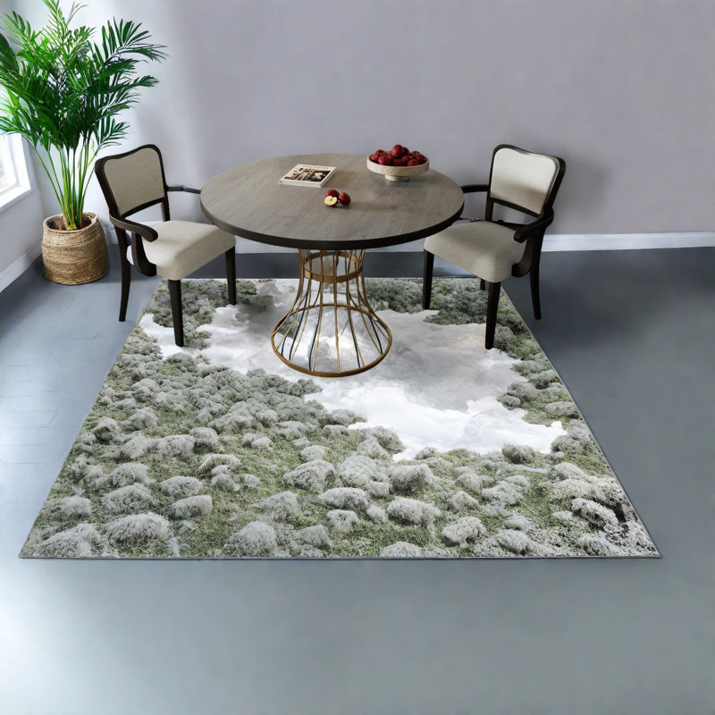 Ensemble de table de salle à manger rustique et moderne avec base en fer pour les petits espaces