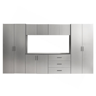 Astro Series 128 In. W X 79 In. H X 20 In. D Garage Cabinet Set A (7-Piece)