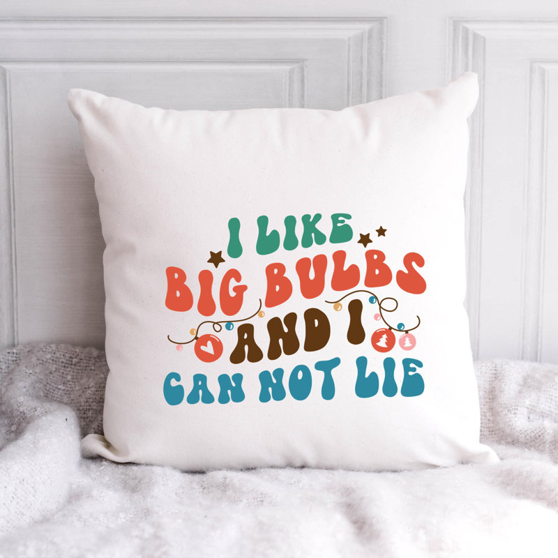 Coussin en polyester ChristmasFunny-13, 18 po x 18 po