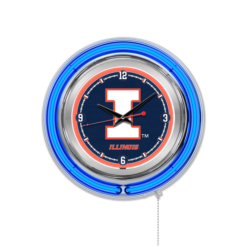 Horloge murale 15 po NCAA, Illinois