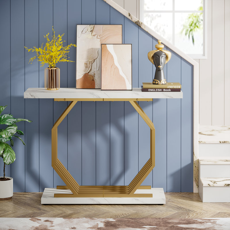 Console 39,37 po Kianalee, Blanc