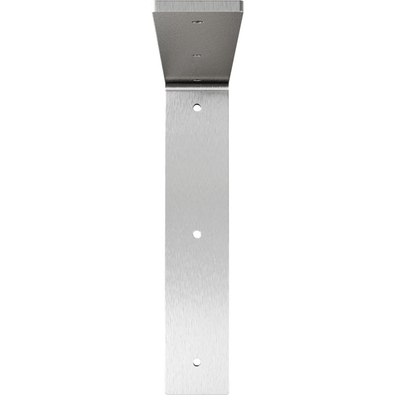 2"W x 10"D x 10"H Hamilton Steel Bracket, Stainless Steel, 10" H x 2" W x 10" D, Stainless Steel