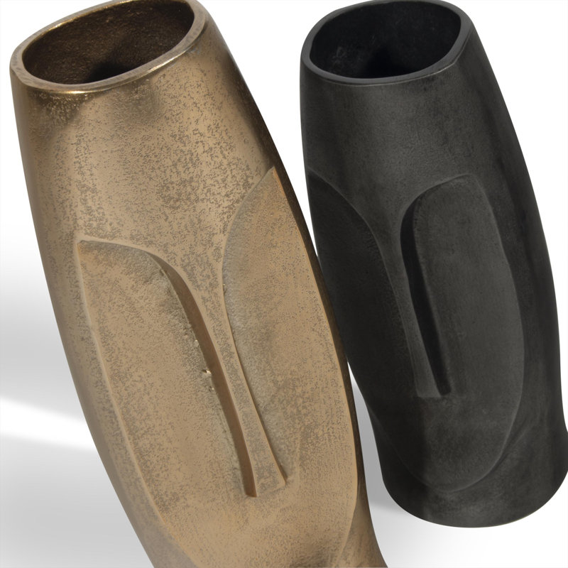 Kalem Ceramic / Porcelain Table Vase, 13" H x 5" W x 5" D