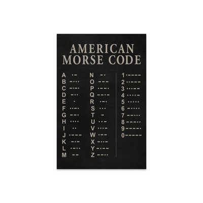 " Morse Code " Painting
