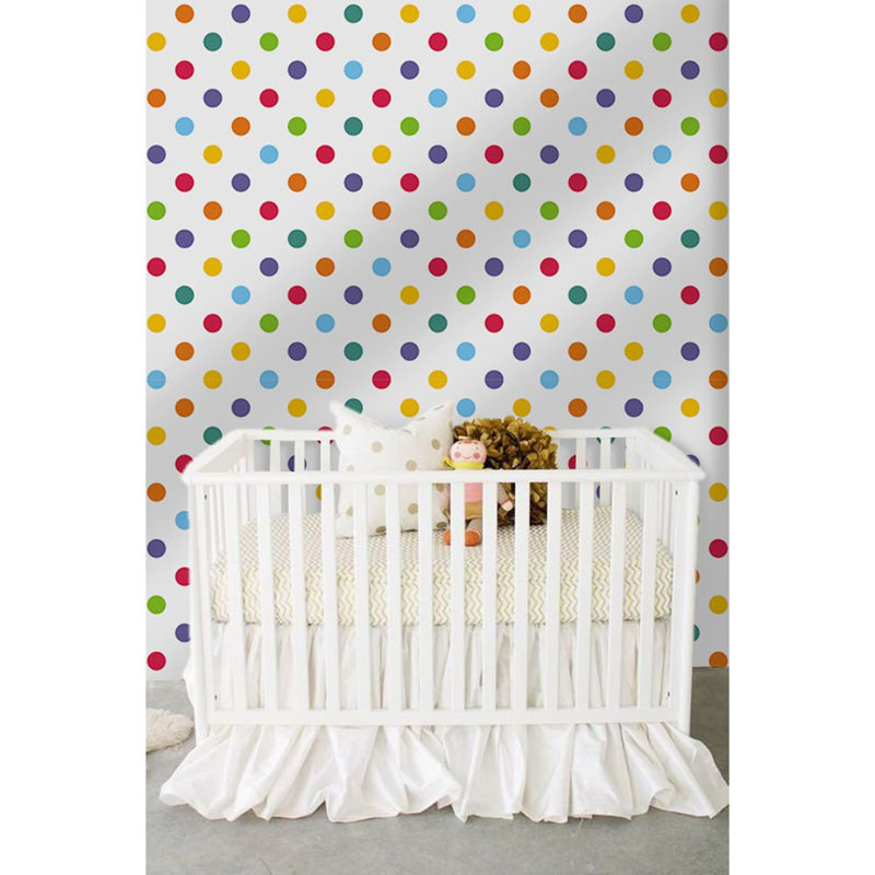 Kimberlyanne Matte Peel and Stick Mural, 250 x 250cm, Multicolour