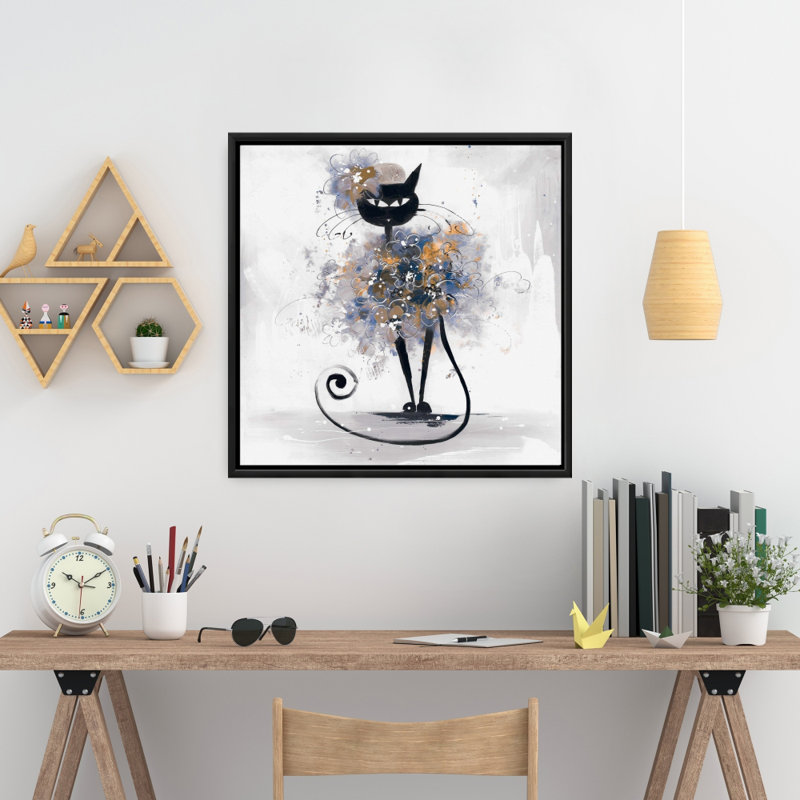 " Cartoon Black Cat "