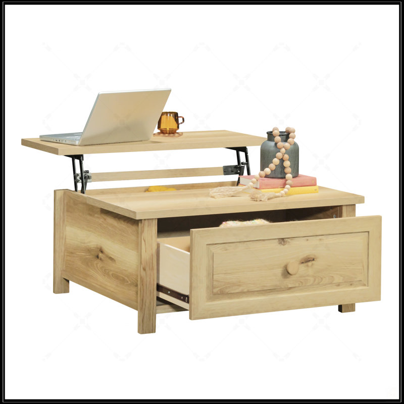 Table basse à plateau relevable
