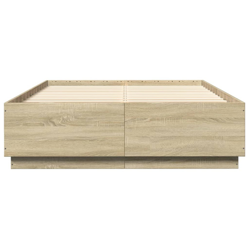 Budhu Bed, 120 x 200cm, Sonoma Oak