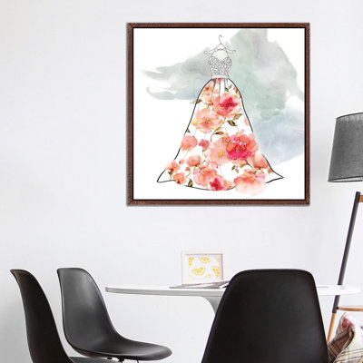 Fashionable Florals III 1 Piece Wall Art on Canvas