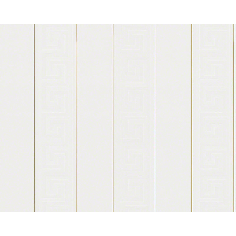 Versace Rocky Coast Valor Unpasted Vinyl Wallpaper, White