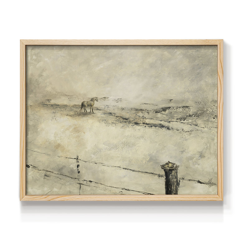 Kingdom -Framed Print - Restickable, 8" H x 10" W, Natural