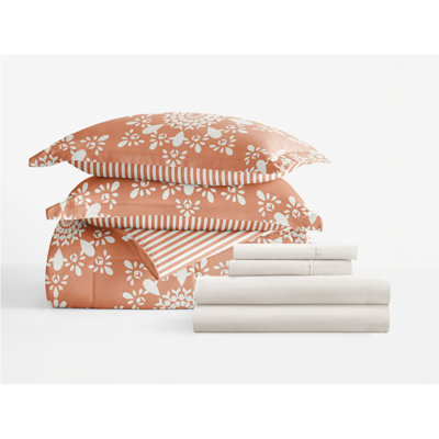 7 Piece Bedding Set - Comforter and Sheet Set
