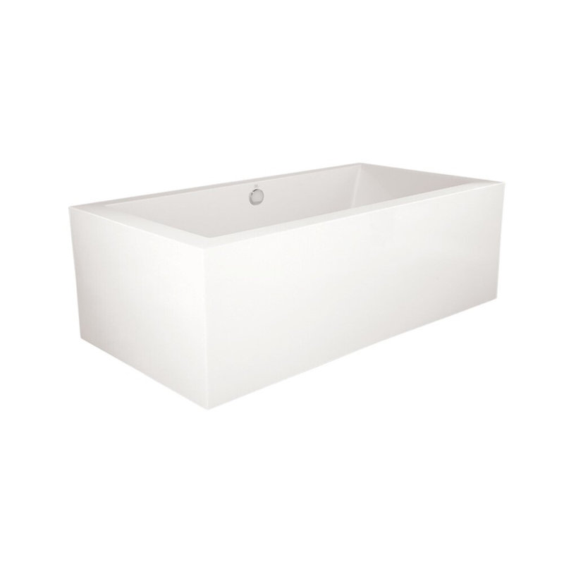 Chagall 66'' x 32'' Soaking Acrylic Bathtub, Matte Black