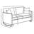 Upholstered Loveseat-135081809-135081814