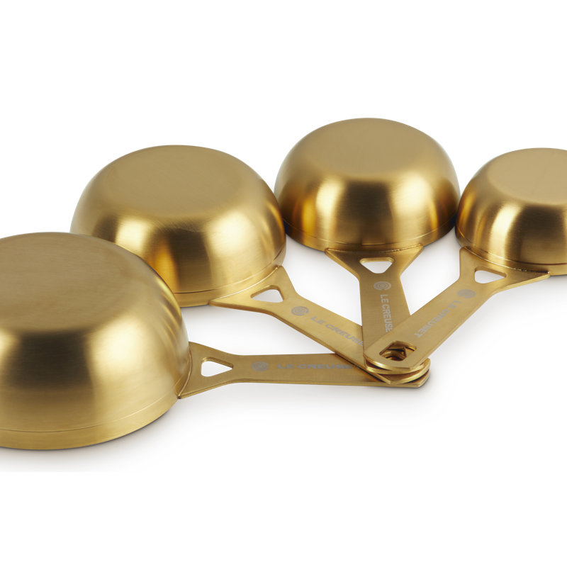 Gold Measuring Cups - Set of 4