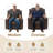 Olathe Oversized Genuine Leather Dual Motor Lay Flat Power Recliner With Power Headrest-661865957