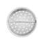 Drain de plancher en acier inoxydable 24 po x 60 po, calibre 14 avec grille de style métro et panier de vidange amovible, homologué NSF (km-ftg-2460)