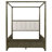 Sundance Dark Cocoa Queen Canopy Bed