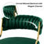 Ensemble de chaises de salle à manger en velours l 21,65 po Christal-88086809