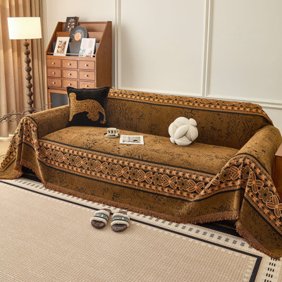 Housse de canapé Vintage Floral Bohemian Chenille