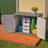 Horizontal Storage Cabinet with Removable Shelf