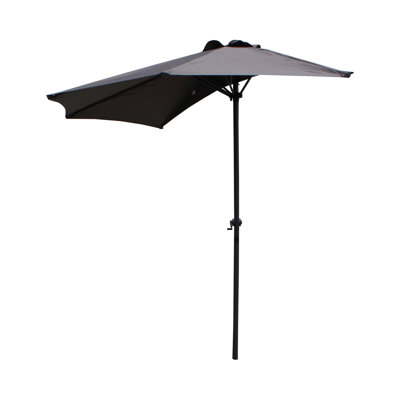 Demi-parasol de marché de 9 pi Patson