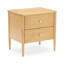 Table de chevet 2 tiroirs Harbor, blond-1237672267