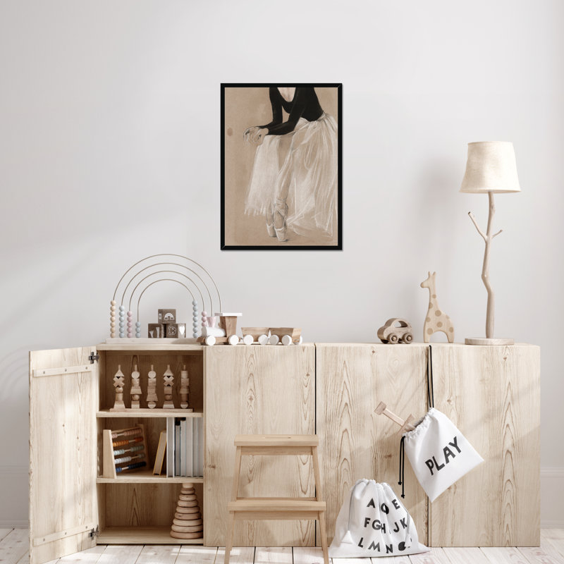 Ballet Study I by Jennifer Paxton Parker - Painting, Black Framed Paper Print, 50cm H x 34cm W