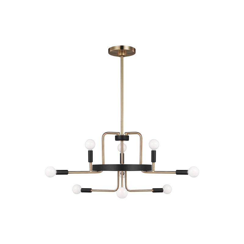 Sacci 9 - Light Sputnik Modern Linear Chandelier