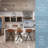 22" 4-Light Farmhouse Pendant Light, Foyer Chandelier, Gray Oak Wood Finish + Sandblasted Black Finish